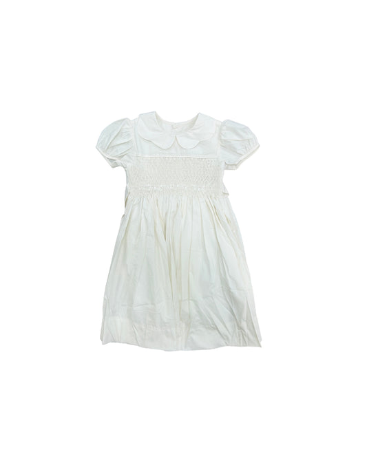 Remember Nguyen Ecru Smocked Dress