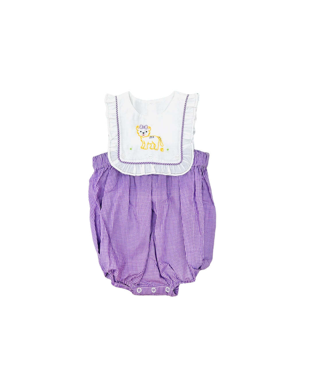 Remember Nguyen Embroidered Tiger Ruffle Bubble