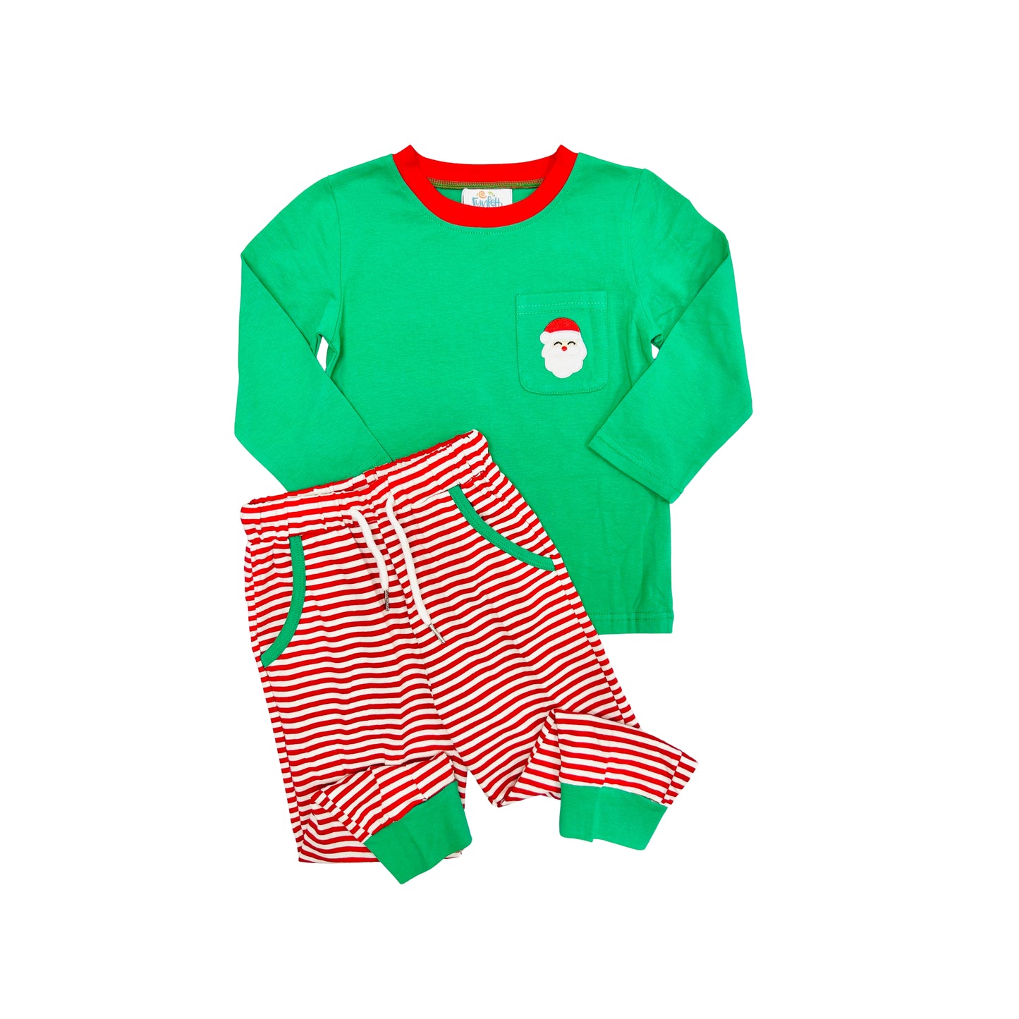 Funfetti Kids Boy Santa Jogger Set