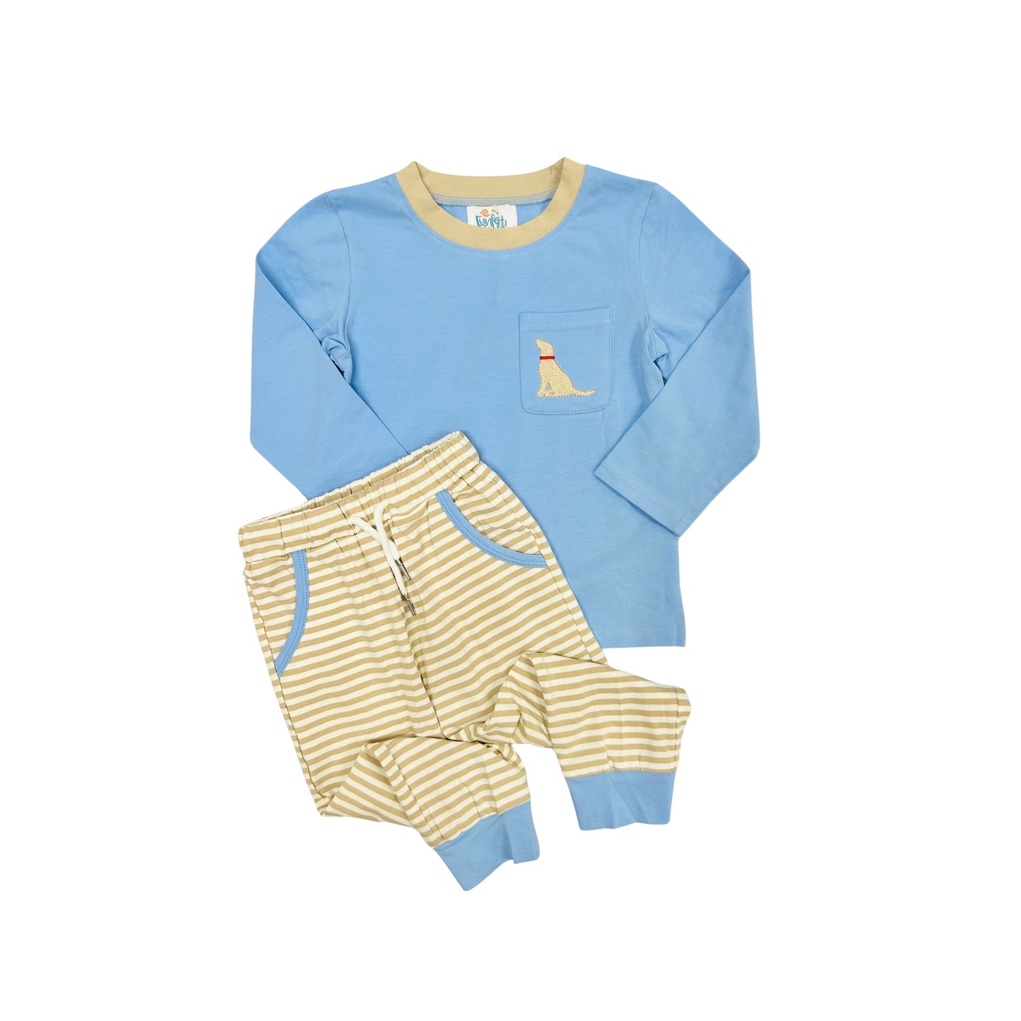 Funfetti Kids Boy Dog Jogger Set