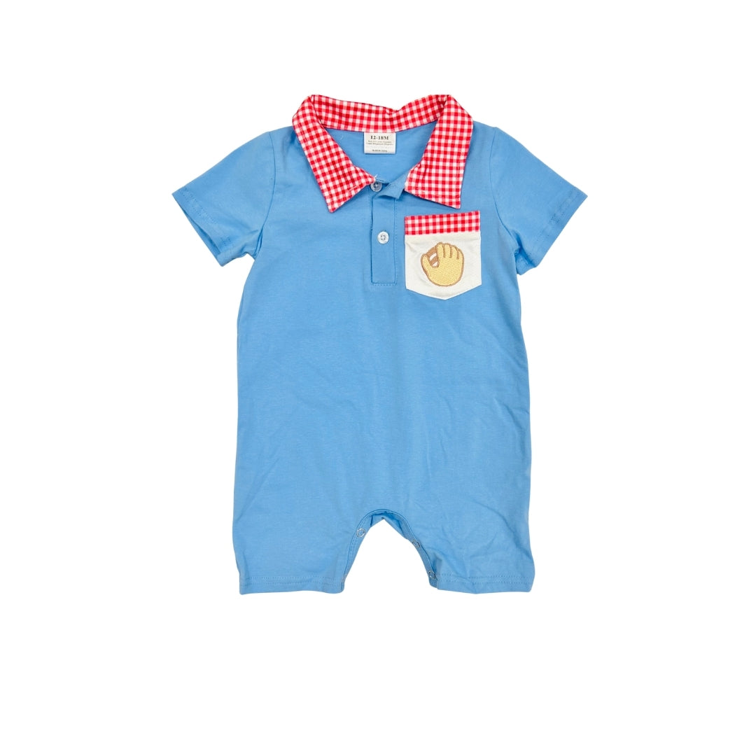 Baseball Glove Romper
