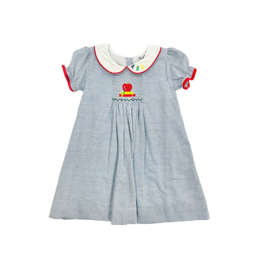 Elizabeth Ann Smocked Apple/ABC Dress