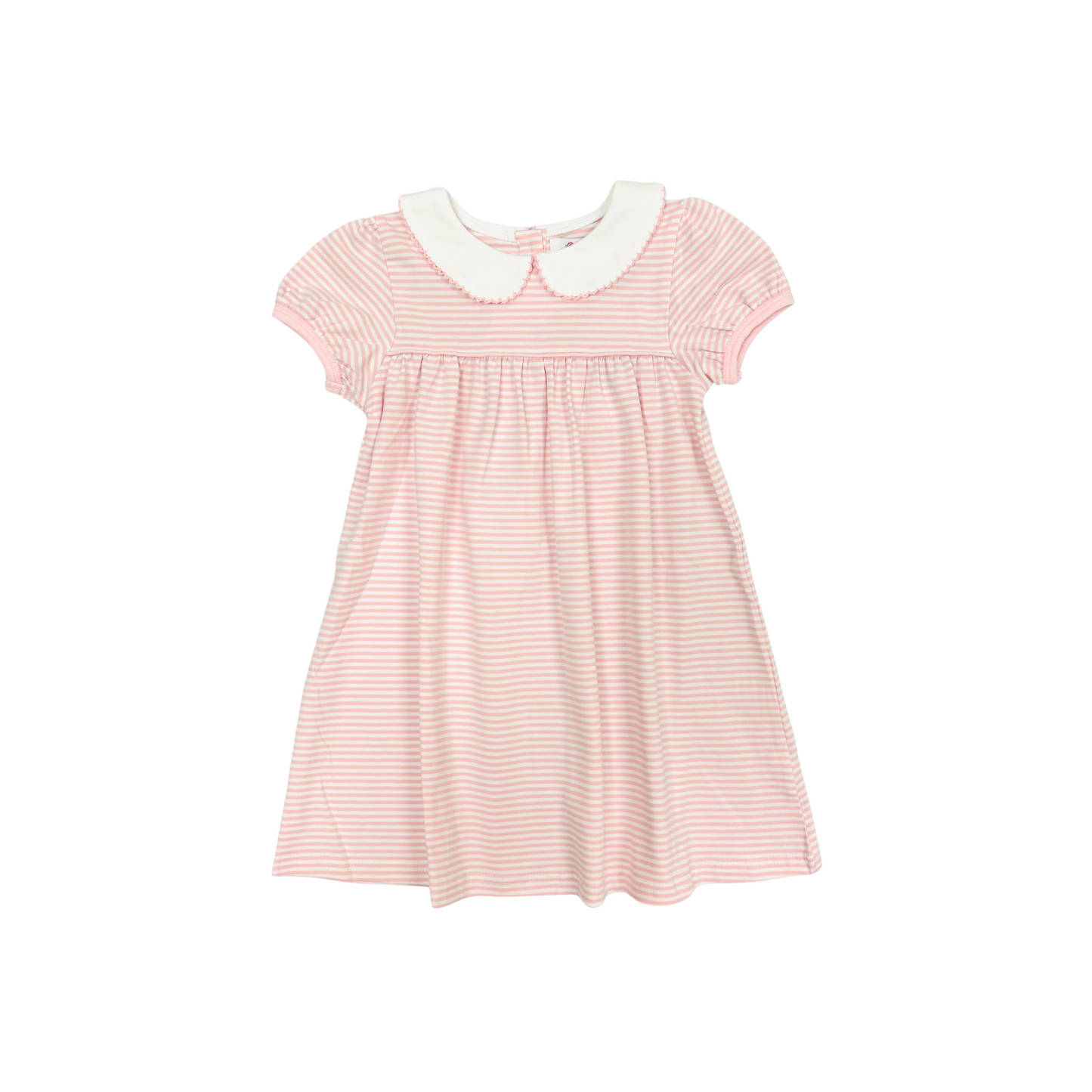 Funfetti Kids Pink Knit Stripe Dress