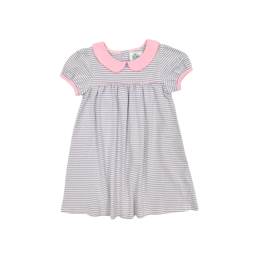 Funfetti Kids Purple/Pink Knit Stripe Dress