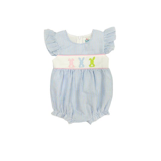 Funfetti Kids Embroidered Pastel Bunnies Bubble