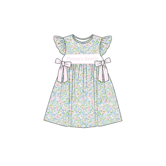 PRE ORDER - POSH Floral Smocked Mamas Bestie Dress