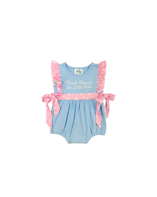 Funfetti Kids Thank Heaven for Little Girls Embroidered Bubble