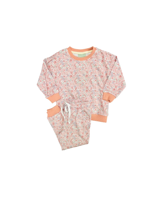 Sage & Lily Mauve Floral Jogger Set