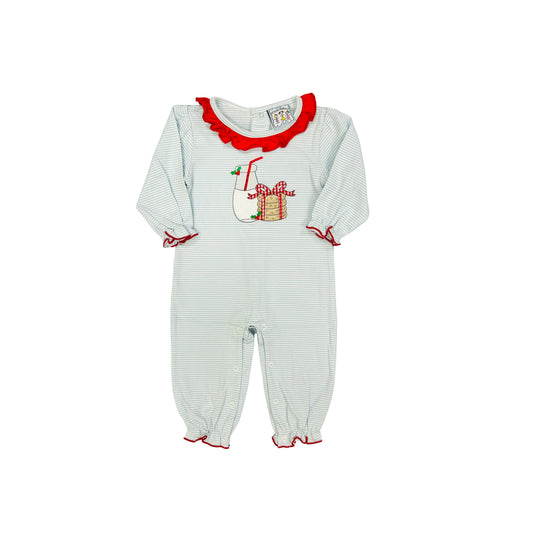 Three Sisters Milk & Cookies Ruffle Romper