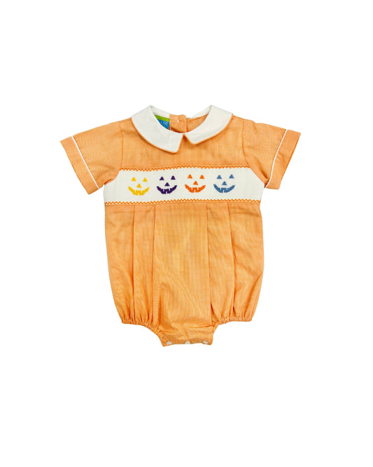 Velani Hand Smocked Jack o Lantern Bubble