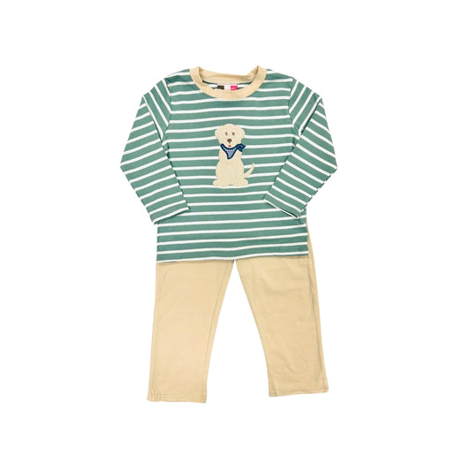 Banana Split Stripe/Lab Pant Set