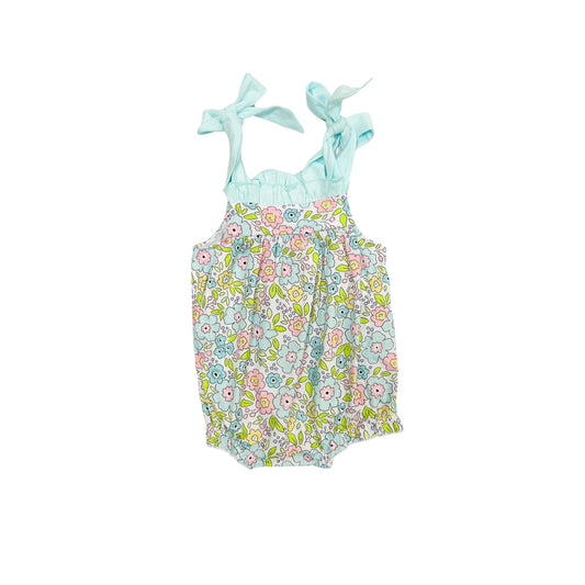 Funfetti Kids All Over Floral Bubble with Tie Shoulders