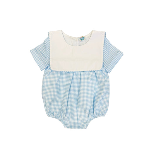 Funfetti Kids Blue Gingham Bubble