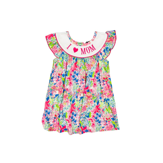 Floral I love Mom Dress