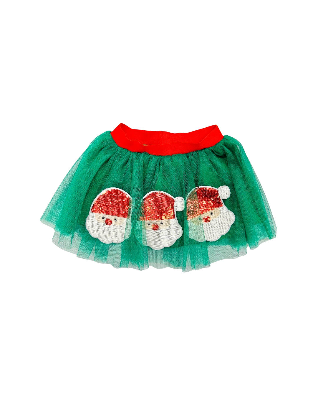 Santa Sequin Tulle Skirt