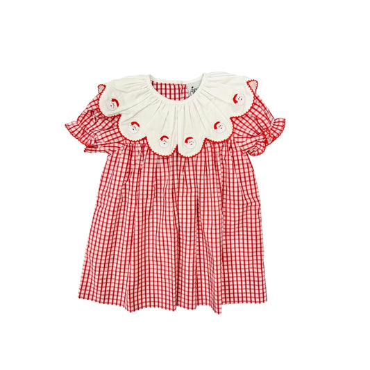 Delaney Santa Scallop Dress