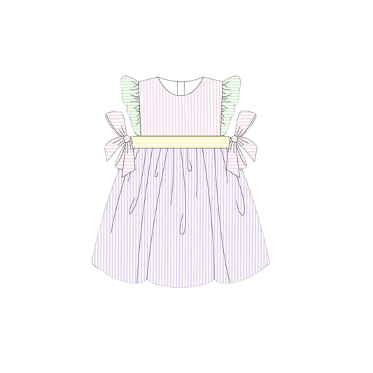 PRE ORDER - Funfetti Kids Pastel Seersucker Dress