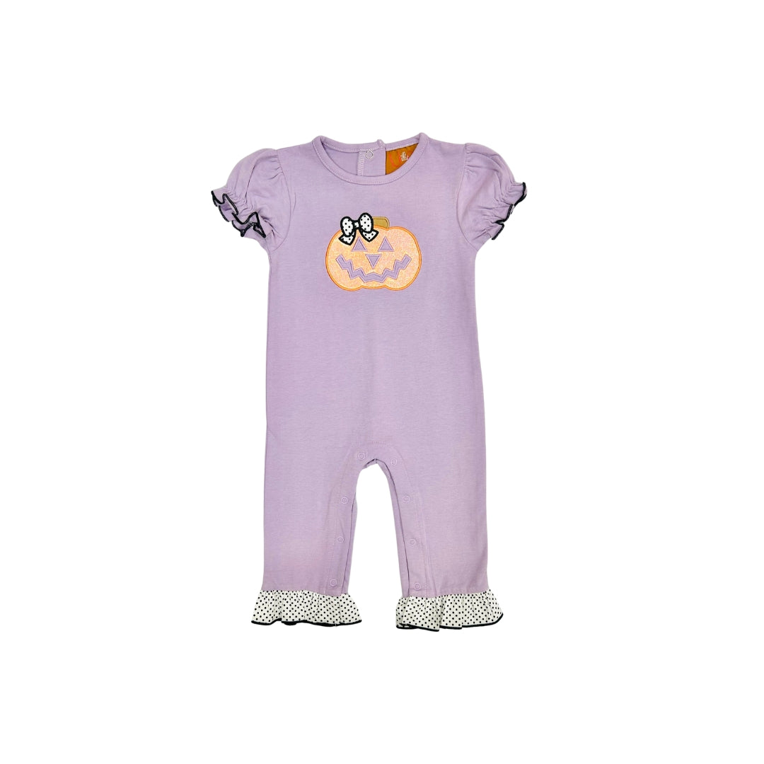 Millie Jay Iridescent Jack O Lantern Romper