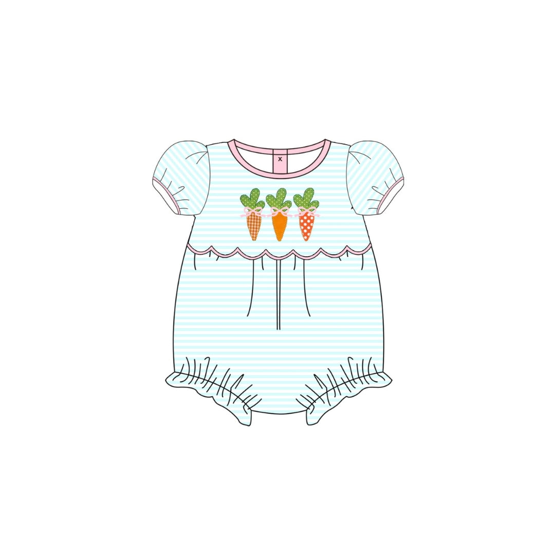 PRE ORDER - Funfetti Kids Mint Stripe/Pink Carrot Bubble