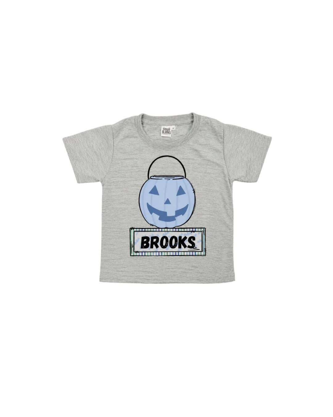 Personalized Gingham Treat Bucket TShirt