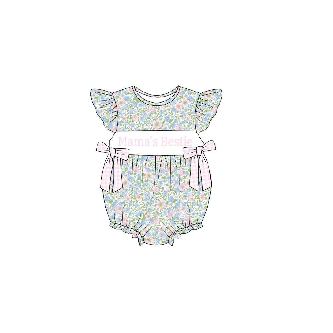 PRE ORDER - POSH Floral Smocked Mamas Bestie Bubble