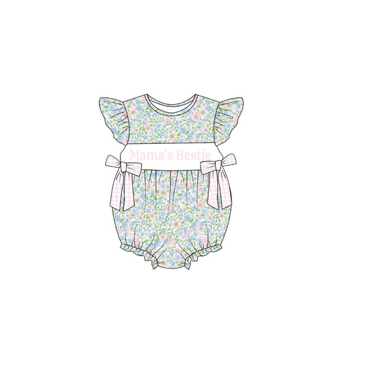PRE ORDER - POSH Floral Smocked Mamas Bestie Bubble