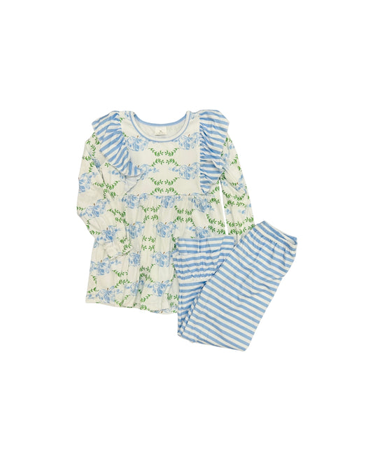 Blue Pumpkin/Vine Legging Set