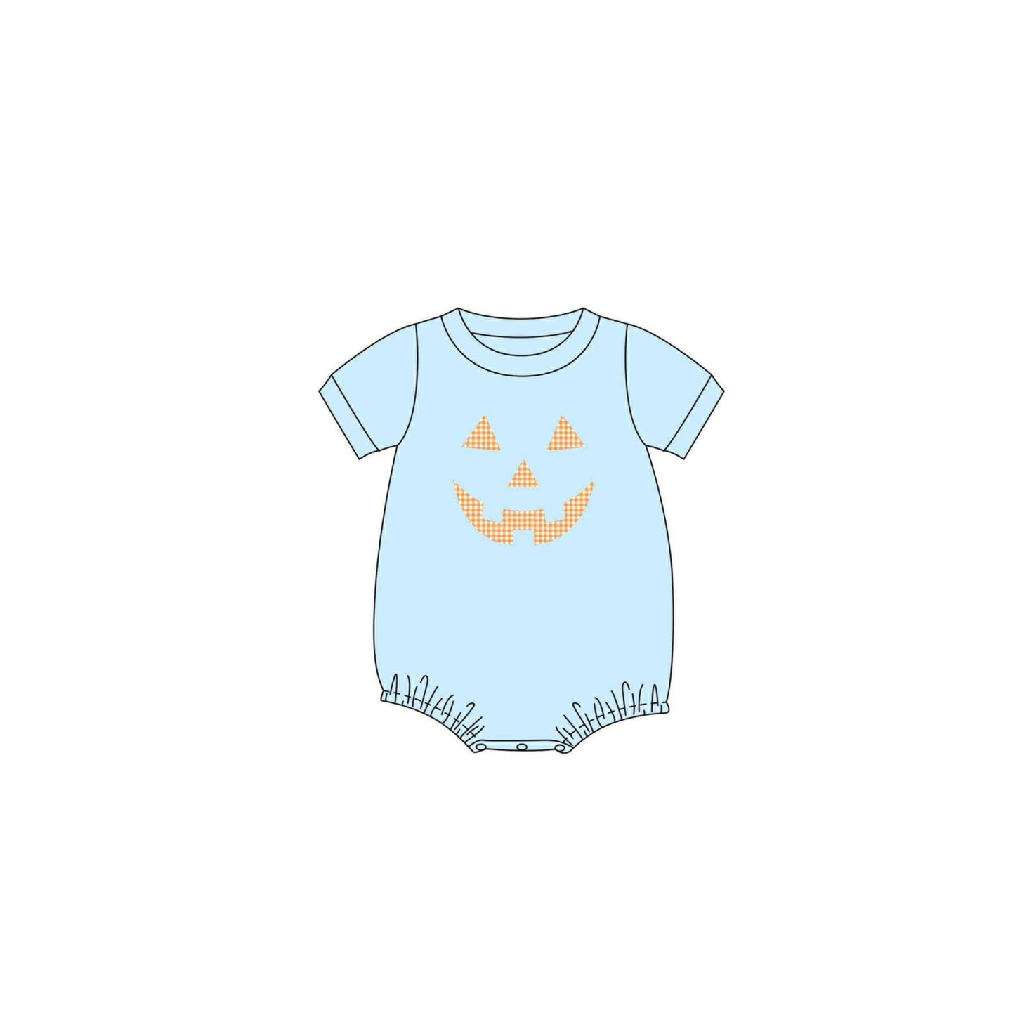 PRE ORDER - Funfetti Kids Blue/Orange Jack O Lantern Bubble