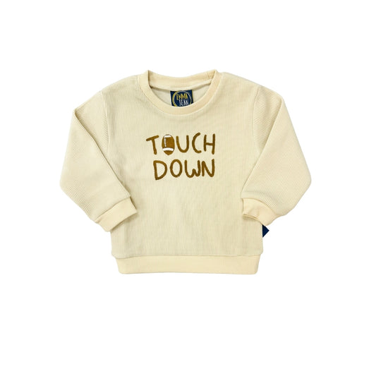 Emma Jean Cream Touchdown Swearshirt