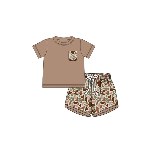 PRE ORDER - Funfetti Kids Camo Short Set