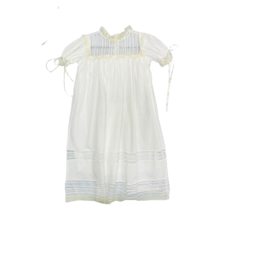 Remember Nguyen Girl Heirloom Dress with White Lace