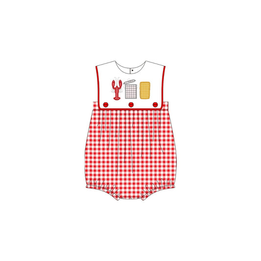 PRE ORDER - Funfetti Kids Gingham Crawfish Boil Bubble