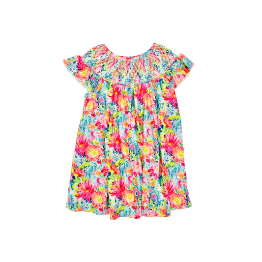 Floral Smocked Dress