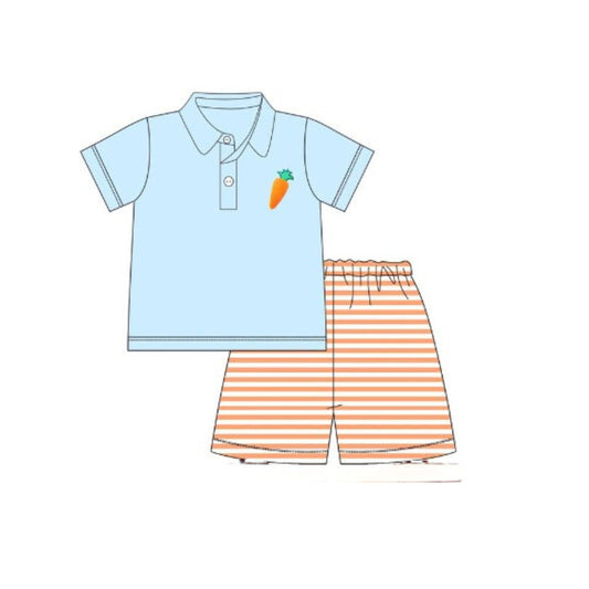 PRE ORDER - Funfetti Kids Boy Carrot Short Set