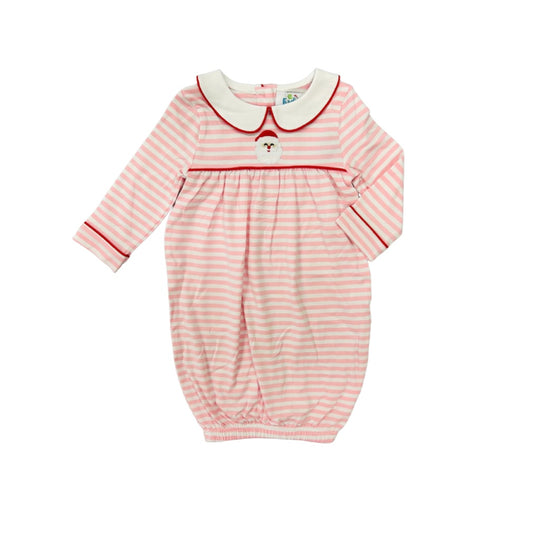 Funfetti Kids Pink Stripe Santa Gown