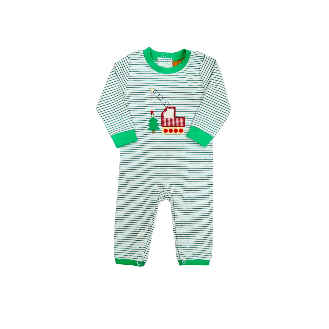 Millie Jay Construction Christmas Romper