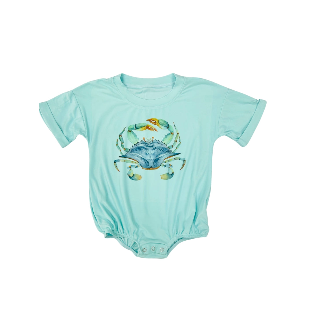 POSH Seafoam Crab Baggy Bubble