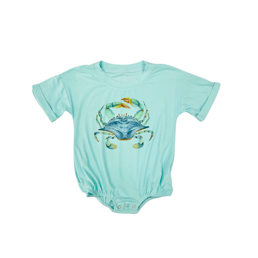 POSH Seafoam Crab Baggy Bubble