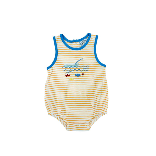 Three Sisters Orange Stripe Gone Fishing Bubble