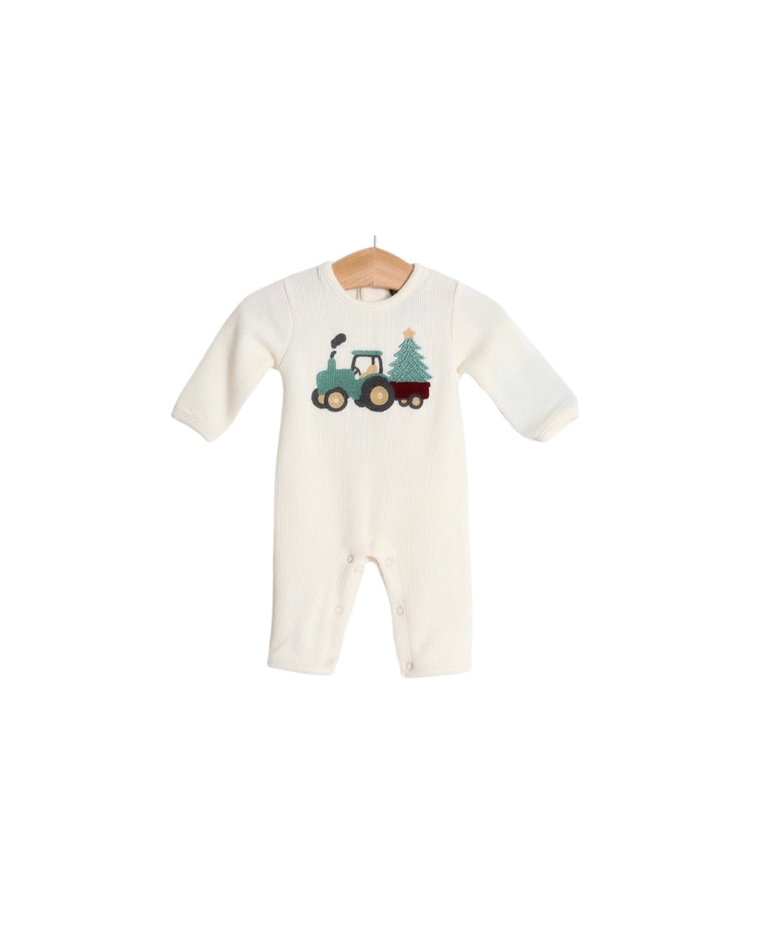 Emma Jean Christmas Tractor Romper