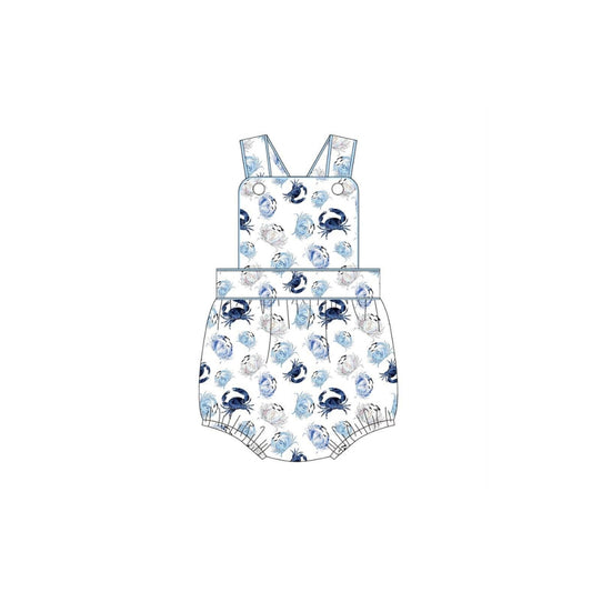 PRE ORDER - Funfetti Kids Blue Crab Sunsuit