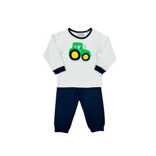 Three Sisters Tractor Applique Jogger Set