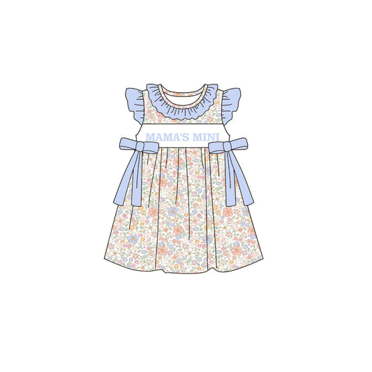 PRE ORDER - POSH Smocked Floral Mamas Mini Dress