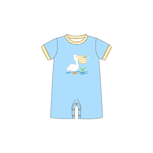 PRE ORDER - Funfetti Kids Pelican Applique Romper