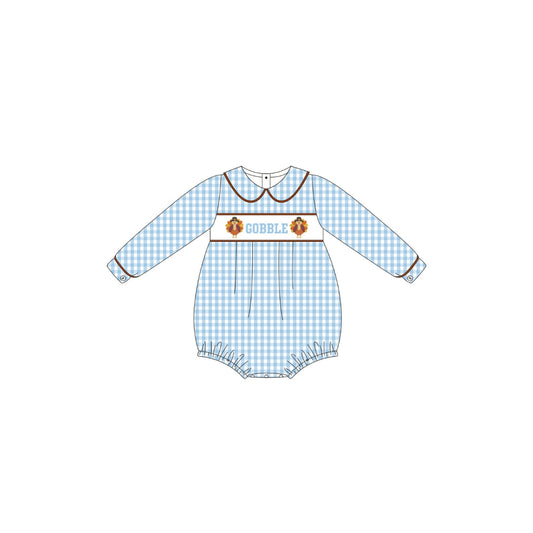 PRE ORDER - Funfetti Kids Blue Gingham Gobble Bubble