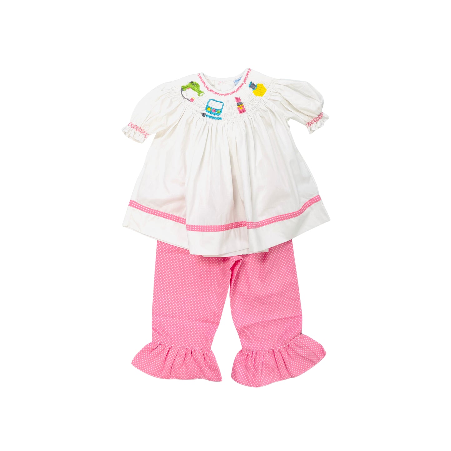 Remember Nguyen Girl Makeup Smocked Outfit