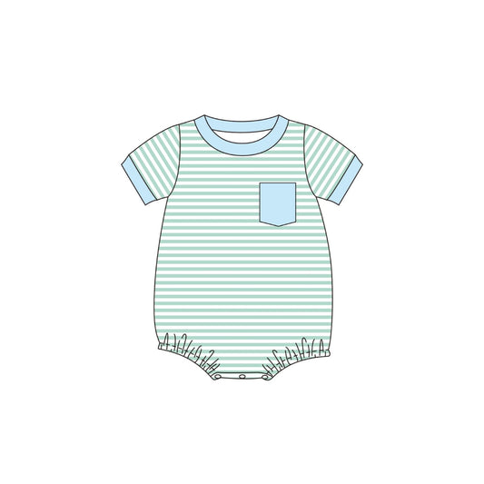 PRE ORDER - Funfetti Kids Mint/Blue Stripe Bubble