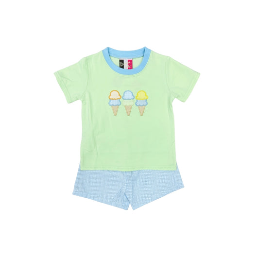 Banana Split Ice Cream, You Scream Short Set