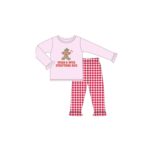PRE ORDER - FUnfetti Kids Pink Sugar & Spice Ruffle Lounge Set