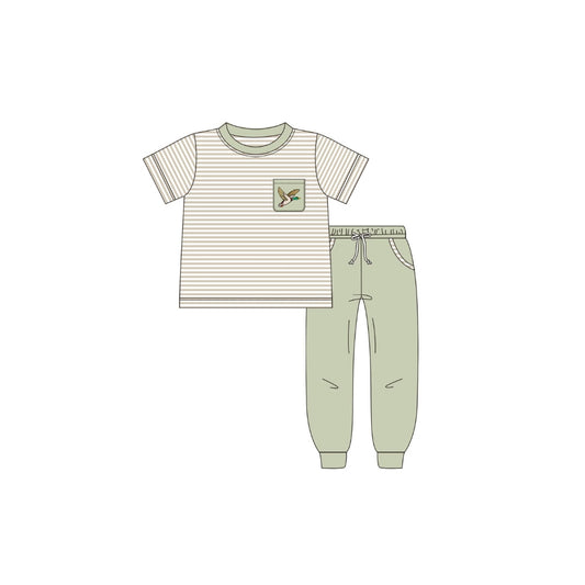 PRE ORDER - Funfetti Kids Embroidered Mallard Jogger Set